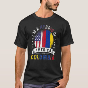 Amerikaanse Patriot Colombia Flag American Colombi T-shirt