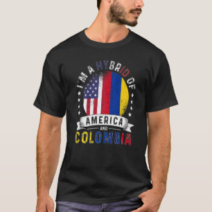 Amerikaanse Patriot Colombia Flag American Colombi T-shirt