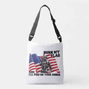 Amerikaanse patriot crossbody tas