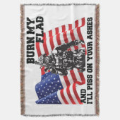 Amerikaanse patriot deken (Voorkant Verticaal)