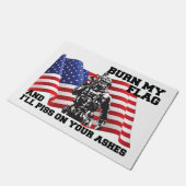 Amerikaanse patriot deurmat (Schuin)