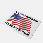 Amerikaanse patriot deurmat (Schuin)