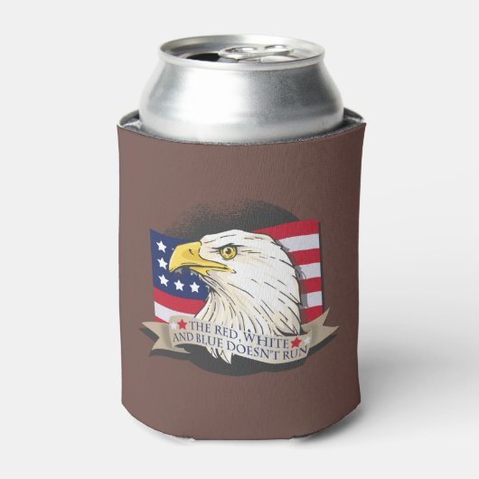 Amerikaanse patriot Eagle Blikjeskoeler (Blikje Voorkant)