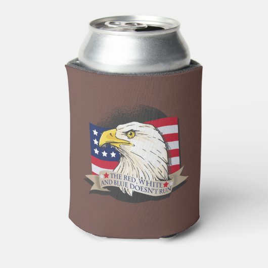 Amerikaanse patriot Eagle Blikjeskoeler (Blikje Achterkant)