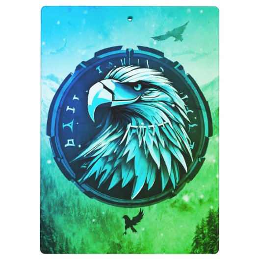 Amerikaanse Patriot Eagle klemborden (Achterkant)