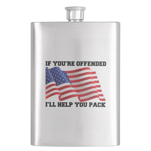 Amerikaanse patriot flacon (Voorkant)