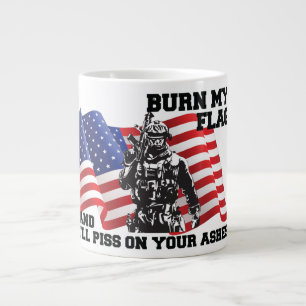 Amerikaanse patriot grote koffiekop