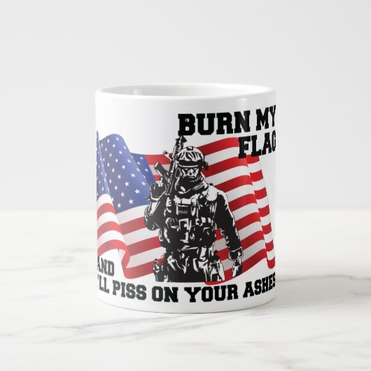 Amerikaanse patriot grote koffiekop (Voorkant)