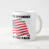 Amerikaanse patriot grote koffiekop (Voorkant rechts)