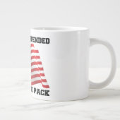 Amerikaanse patriot grote koffiekop (Rechts)