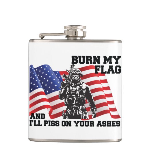 Amerikaanse patriot heupfles (Voorkant)