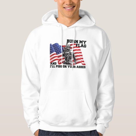 Amerikaanse patriot hoodie (Voorkant)