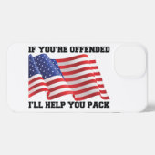 Amerikaanse patriot iPhone hoesje (Achterkant horizontaal)