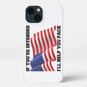 Amerikaanse patriot iPhone hoesje (Achterkant)