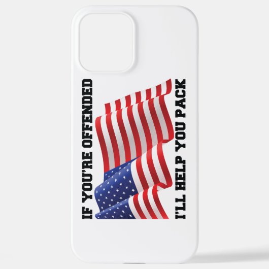 Amerikaanse patriot iPhone hoesje (Achterkant)