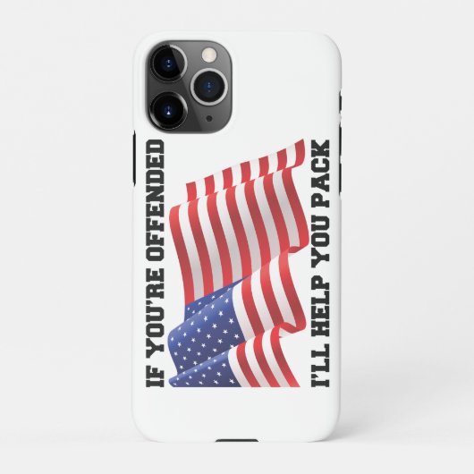 Amerikaanse patriot iPhone hoesje (Achterkant)