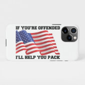 Amerikaanse patriot iPhone hoesje (Achterkant horizontaal)