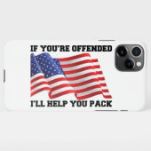 Amerikaanse patriot iPhone hoesje (Achterkant horizontaal)