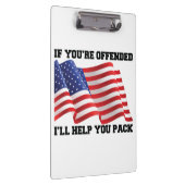 Amerikaanse patriot klembord (Rechts)