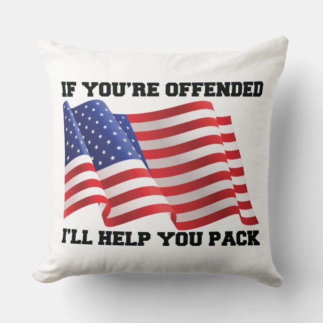 Amerikaanse patriot kussen (Voorkant)