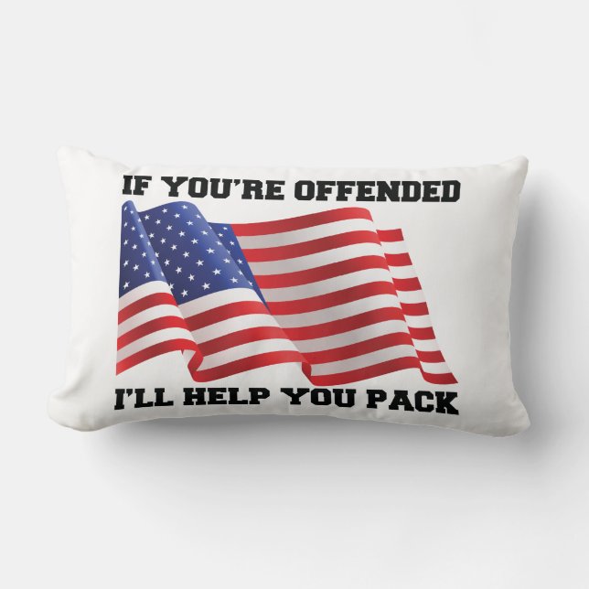 Amerikaanse patriot kussen (Voorkant)