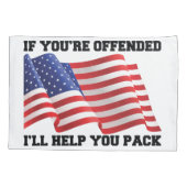 Amerikaanse patriot kussensloop (Achterkant)