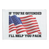 Amerikaanse patriot kussensloop (Achterkant-Rechts)