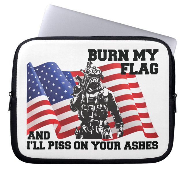 Amerikaanse patriot laptop sleeve (Voorkant)