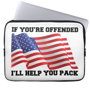 Amerikaanse patriot laptop sleeve