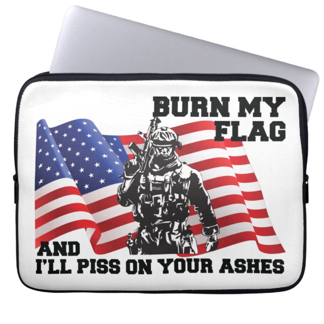 Amerikaanse patriot laptop sleeve (Voorkant)