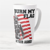 Amerikaanse patriot latte mok (Rechterhoek)