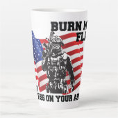 Amerikaanse patriot latte mok (Voorkant)