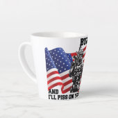 Amerikaanse patriot latte mok (Linkerhoek)