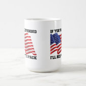 Amerikaanse patriot magische mok (Midden)