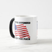 Amerikaanse patriot  magische mok (Voorkant links)