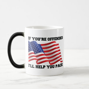 Amerikaanse patriot  magische mok