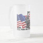 Amerikaanse patriot  matglas bierpul (Voorkant links)