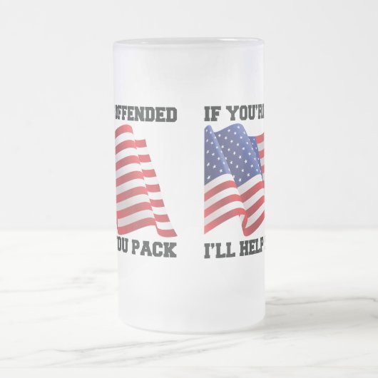 Amerikaanse patriot matglas bierpul (Center)