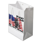 Amerikaanse patriot medium cadeauzakje (Voorkant Gekanteld)