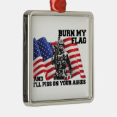 Amerikaanse patriot metalen ornament (Rechts)