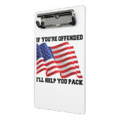 Amerikaanse patriot mini klembord (Angled2)