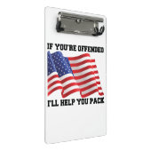 Amerikaanse patriot mini klembord (Schuin)