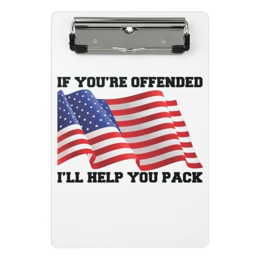 Amerikaanse patriot mini klembord (Voorkant)