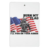 Amerikaanse patriot mini klembord (Achterkant)