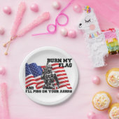 Amerikaanse patriot papieren bordje (Feest)