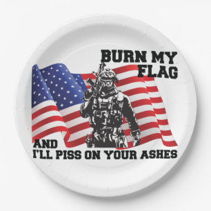 Amerikaanse Patriot Papieren Bordje