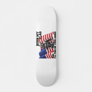 Amerikaanse patriot persoonlijk skateboard