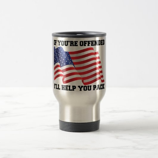 Amerikaanse patriot reisbeker (Center)