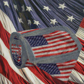 Amerikaanse Patriot Rood Wit Blauw Sterren Strepen Stropdas