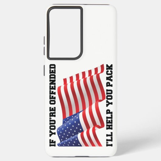 Amerikaanse patriot samsung galaxy hoesje (Achterkant)